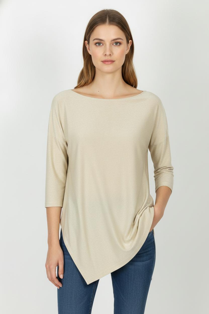 Tee-shirt Or - Taille M/38 de la marque Indies | PARAD106736 - Vendu par Paradigme - Image 1