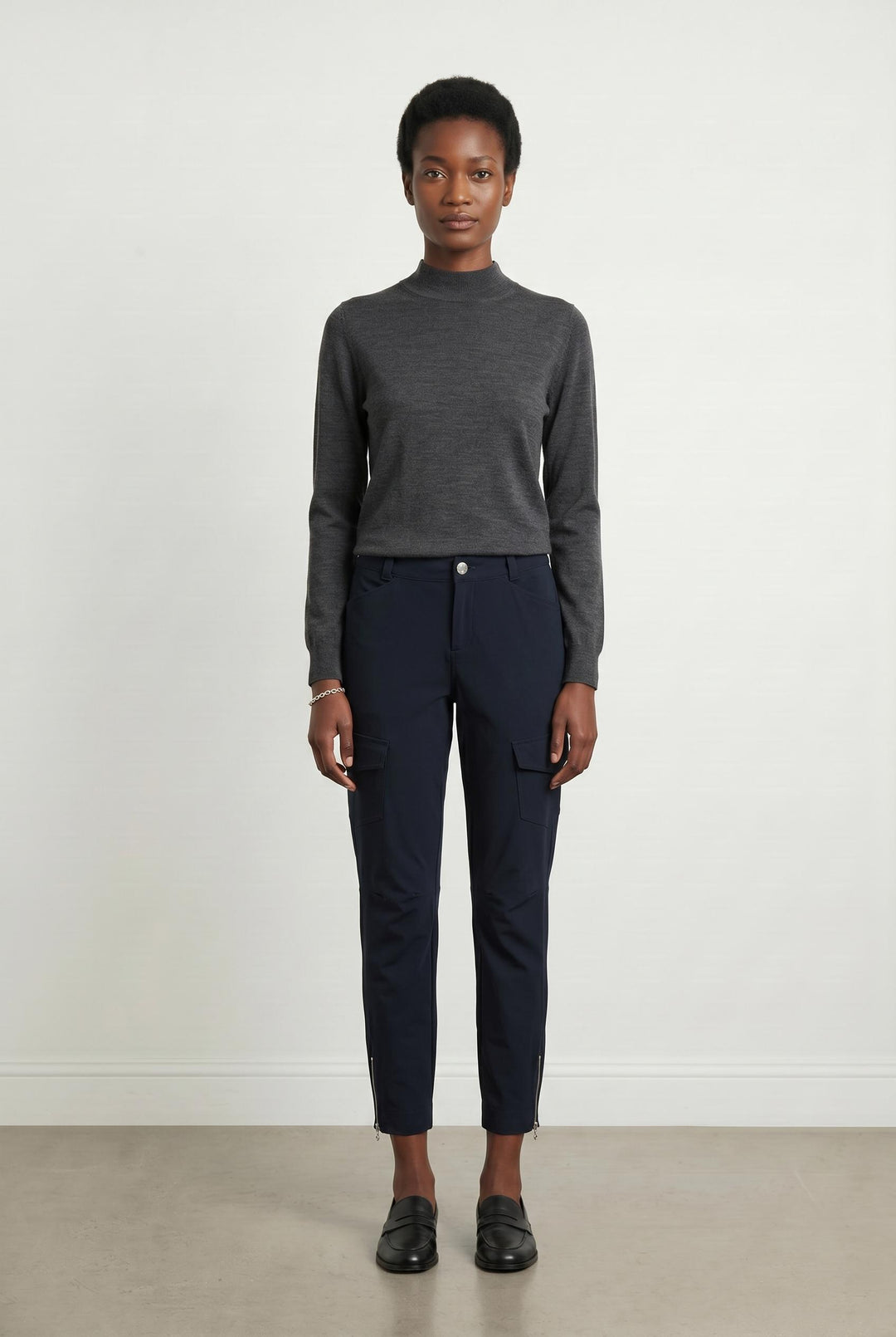 Pantalon Cargo Bleu - Taille S/36 de la marque Indies | PARAD106739 - Vendu par Paradigme - Image 1