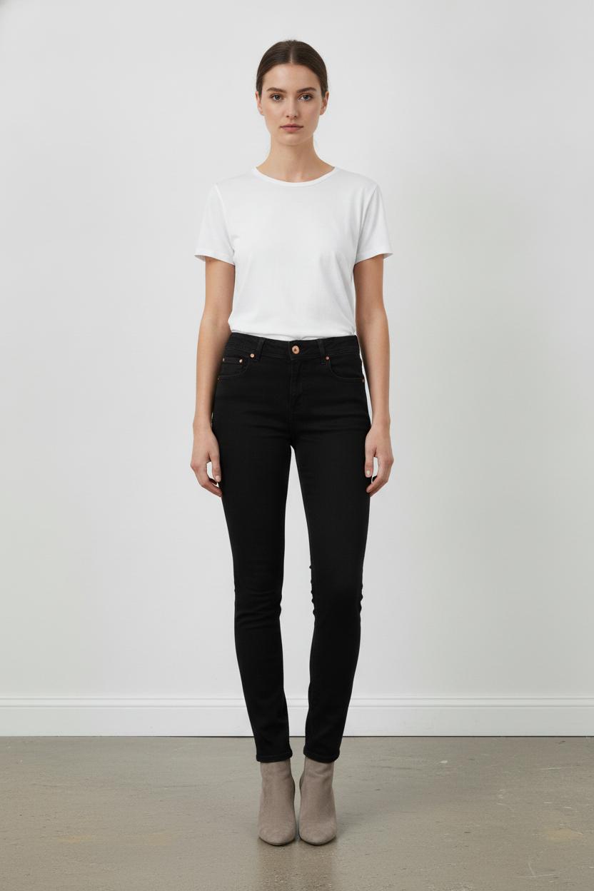 Jean Skinny Noir - Taille S/36 de la marque Sézane | PARAD106743 - Vendu par Paradigme - Image 1