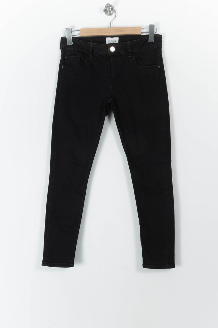 Jean Skinny Noir - Taille S/36 de la marque Sézane | PARAD106743 - Vendu par Paradigme - Image 2