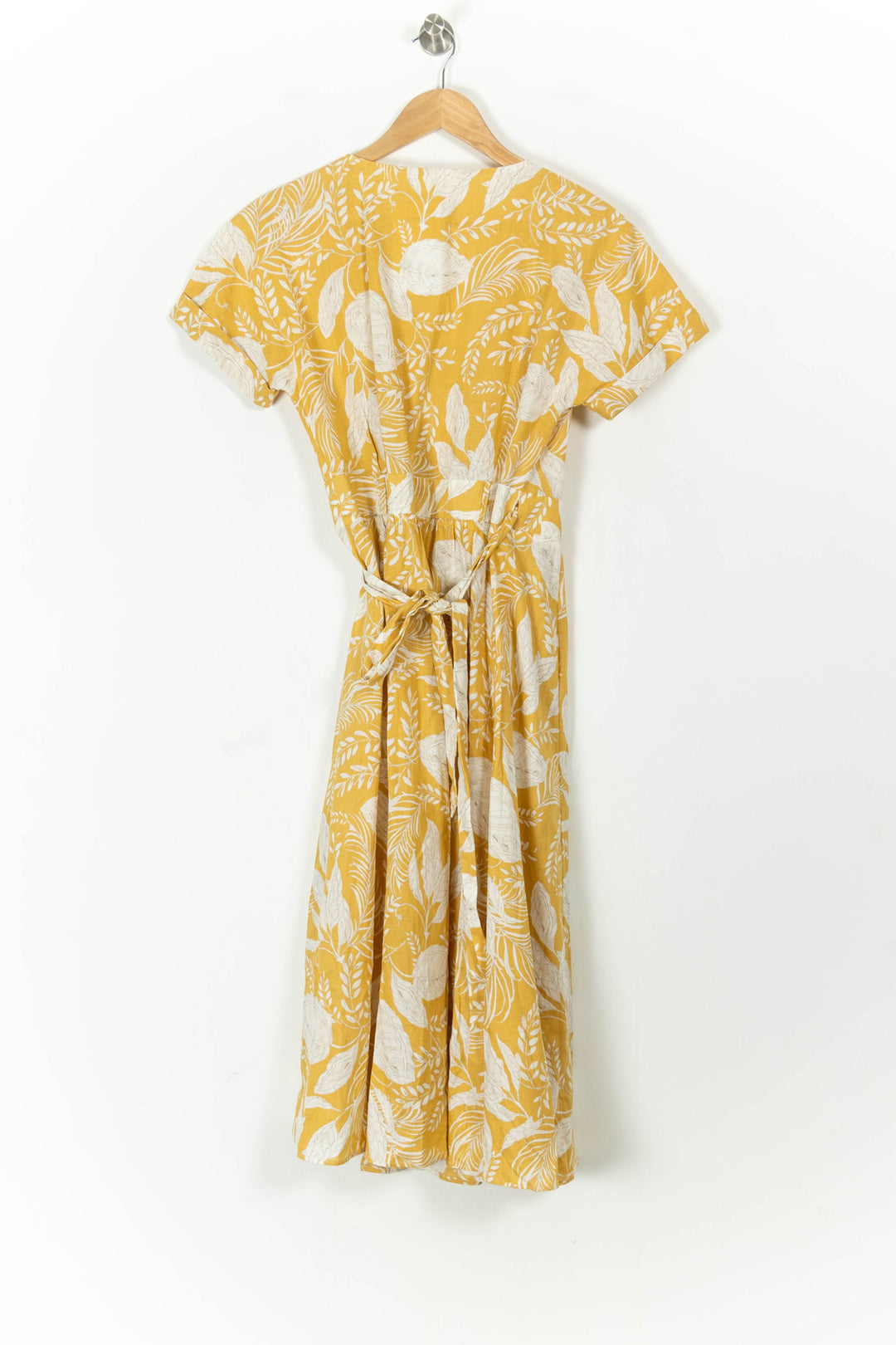 Robe Longue Jaune et Blanche - Taille S/36 de la marque Sézane | PARAD106744 - Vendu par Paradigme - Image 4