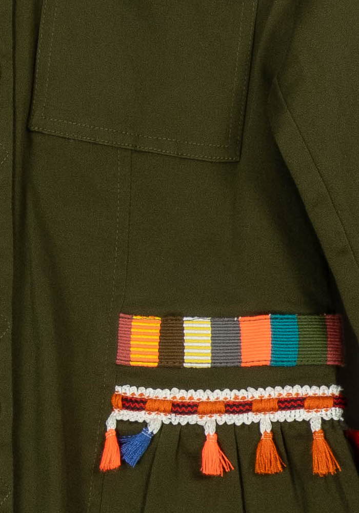 Veste Verte - Taille S/36 de la marque Indies | PARAD106746 - Vendu par Paradigme - Image 3