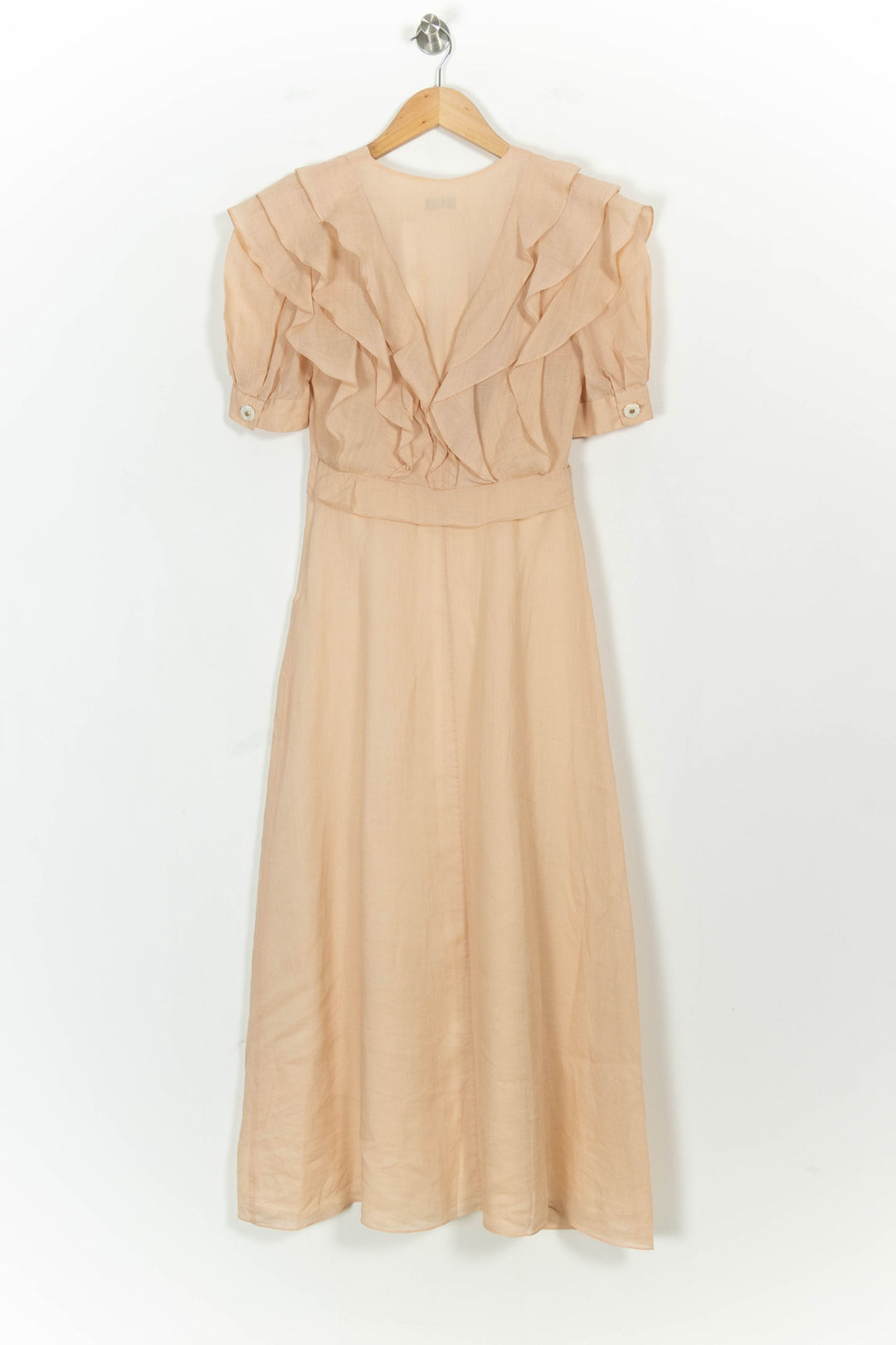 Robe Longue Rose - Taille XS/34 de la marque Sandro | PARAD106748 - Vendu par Paradigme - Image 4