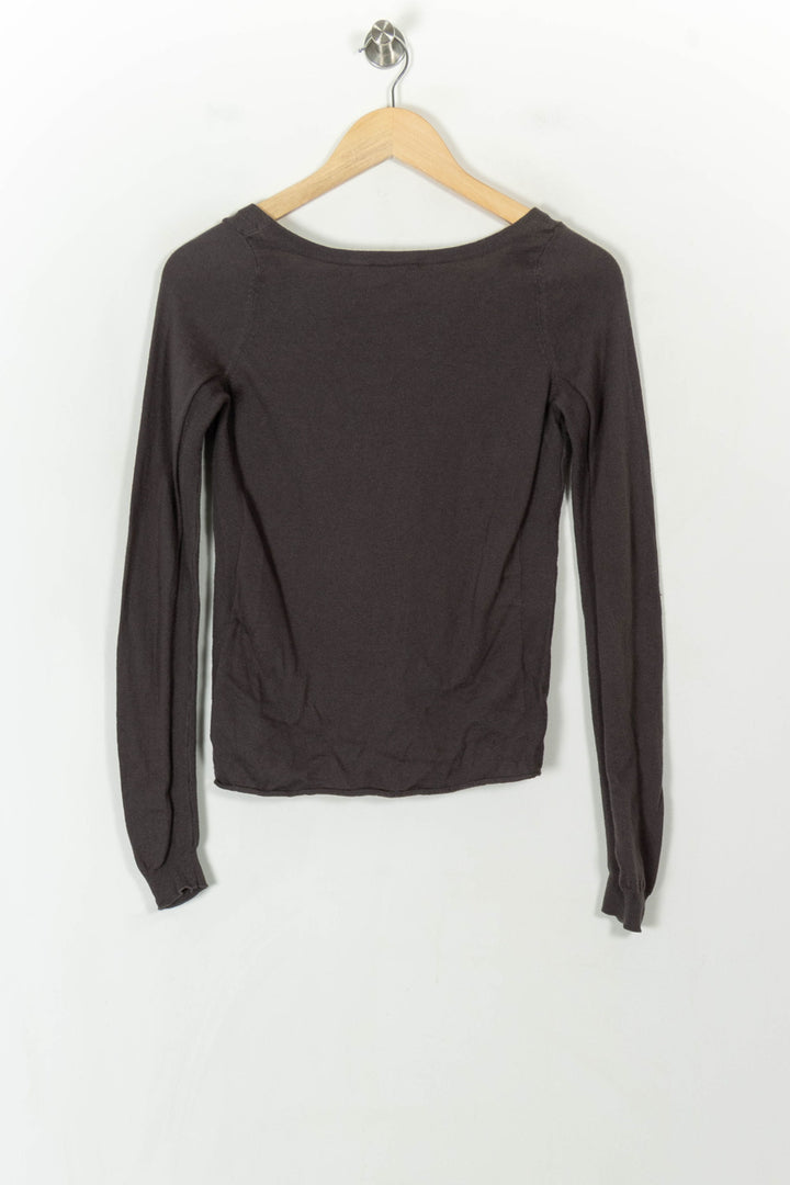 Pull Gris - Taille S/36 de la marque Maje | PARAD106757 - Vendu par Paradigme - Image 5