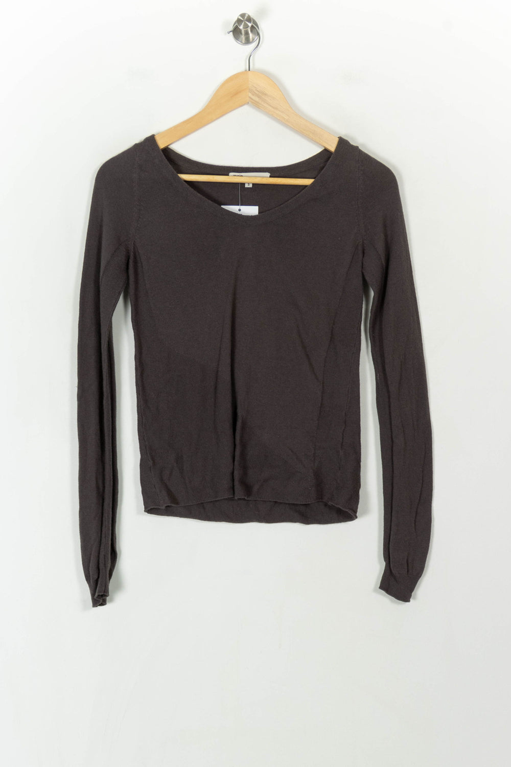 Pull Gris - Taille S/36 de la marque Maje | PARAD106757 - Vendu par Paradigme - Image 2
