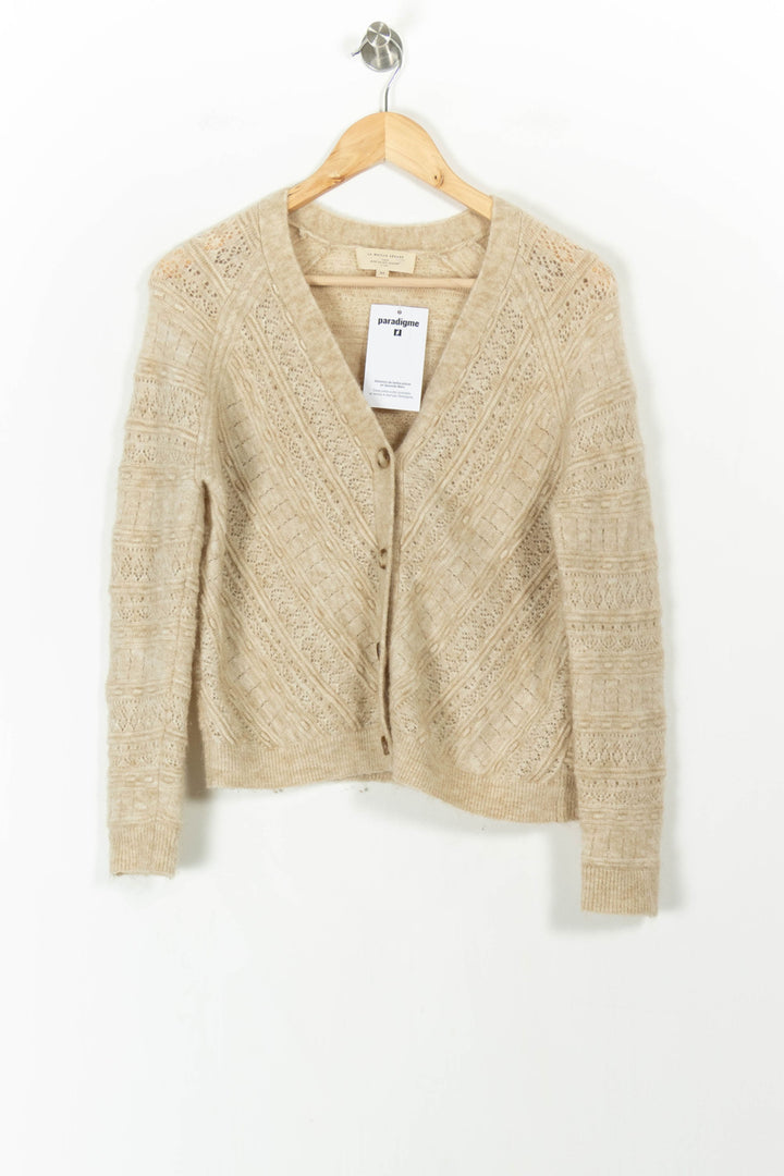 Cardigan Beige - Taille XS/34 de la marque Sézane | PARAD106758 - Vendu par Paradigme - Image 2