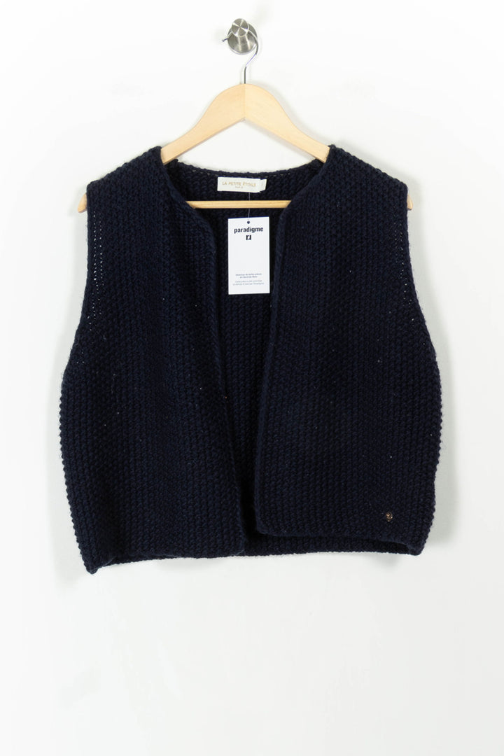 Gilet Bleu - Taille S/36 de la marque La Petite Etoile | PARAD106759 - Vendu par Paradigme - Image 2