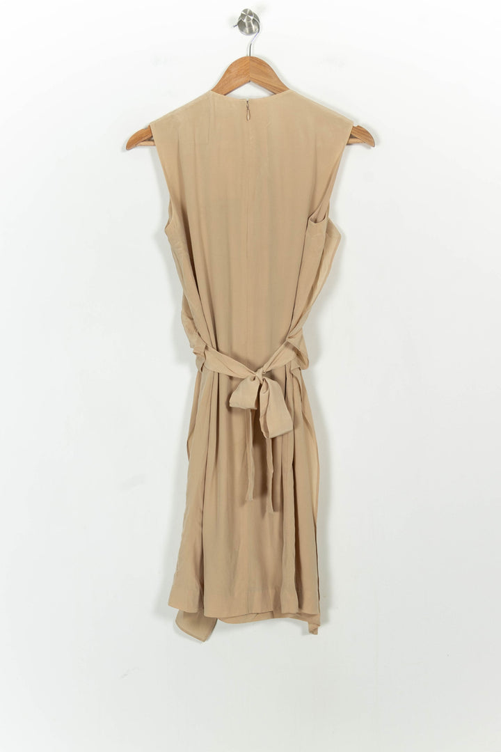 Robe Plissée Beige - Taille M/38 de la marque COS | PARAD106764 - Vendu par Paradigme - Image 4