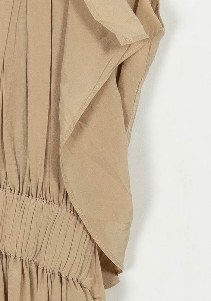 Robe Plissée Beige - Taille M/38 de la marque COS | PARAD106764 - Vendu par Paradigme - Image 3