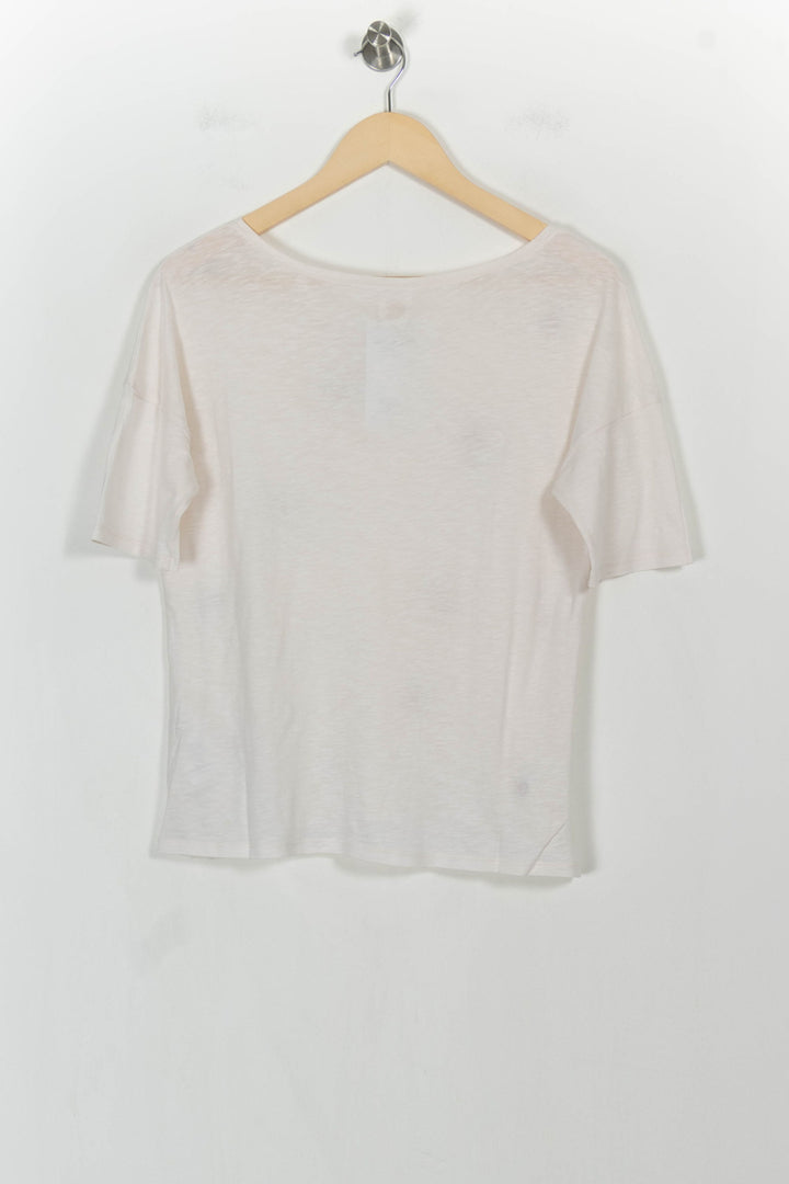 Tee-shirt Blanc - Taille S/36 de la marque Des petits hauts | PARAD106773 - Vendu par Paradigme - Image 4
