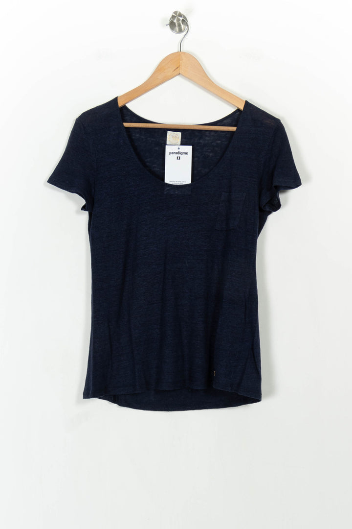Tee-shirt Bleu - Taille S/36 de la marque Des petits hauts | PARAD106774 - Vendu par Paradigme - Image 2