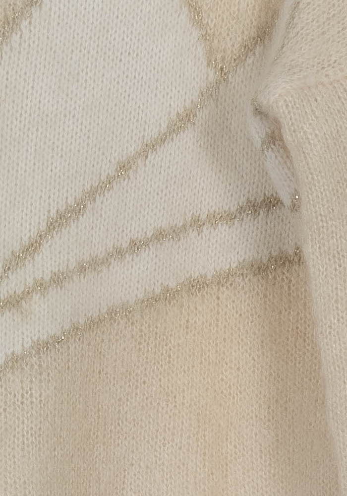 Pull Écru et Blanc - Taille S/36 de la marque Des petits hauts | PARAD106778 - Vendu par Paradigme - Image 3