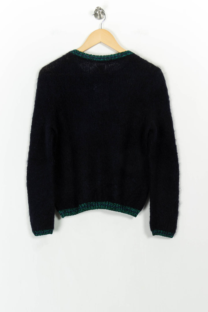 Pull Bleu et Vert - Taille S/36 de la marque Des petits hauts | PARAD106779 - Vendu par Paradigme - Image 4