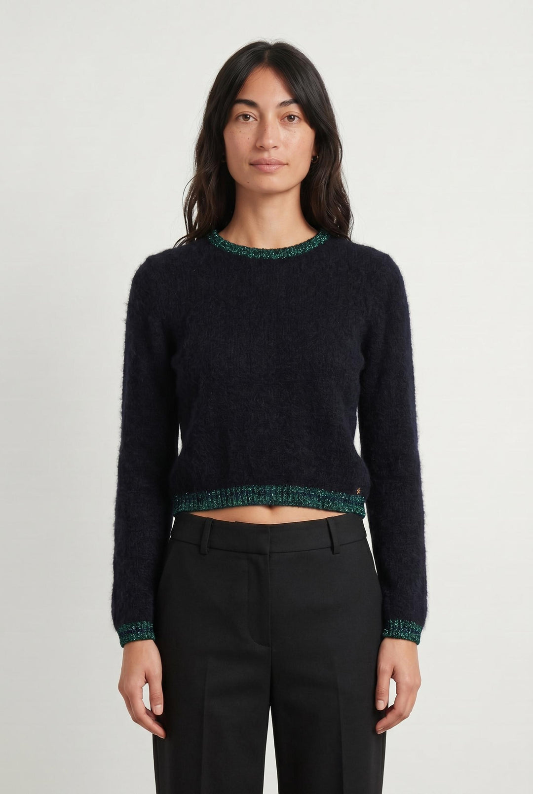 Pull Bleu et Vert - Taille S/36 de la marque Des petits hauts | PARAD106779 - Vendu par Paradigme - Image 1