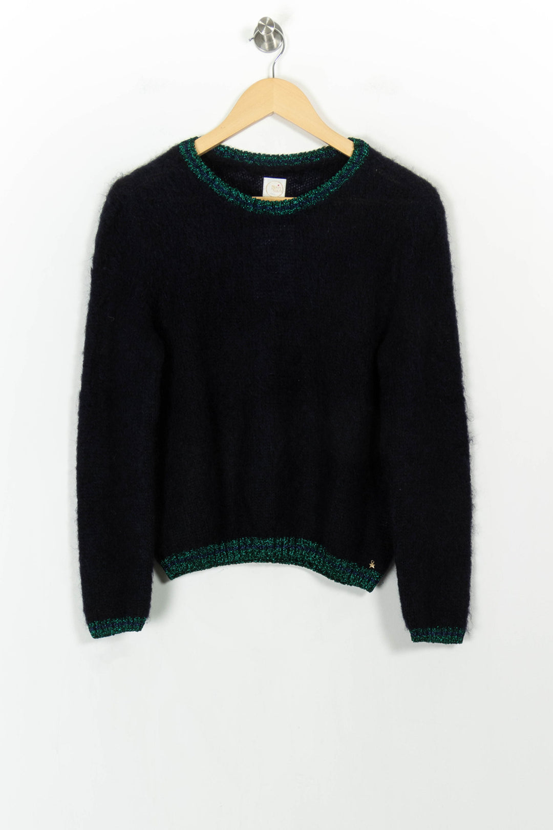Pull Bleu et Vert - Taille S/36 de la marque Des petits hauts | PARAD106779 - Vendu par Paradigme - Image 2