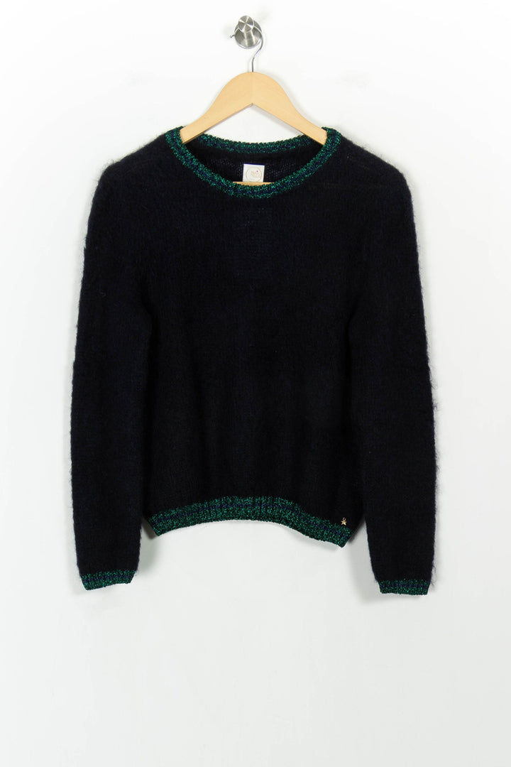 Pull Bleu et Vert - Taille S/36 de la marque Des petits hauts | PARAD106779 - Vendu par Paradigme - Image 2