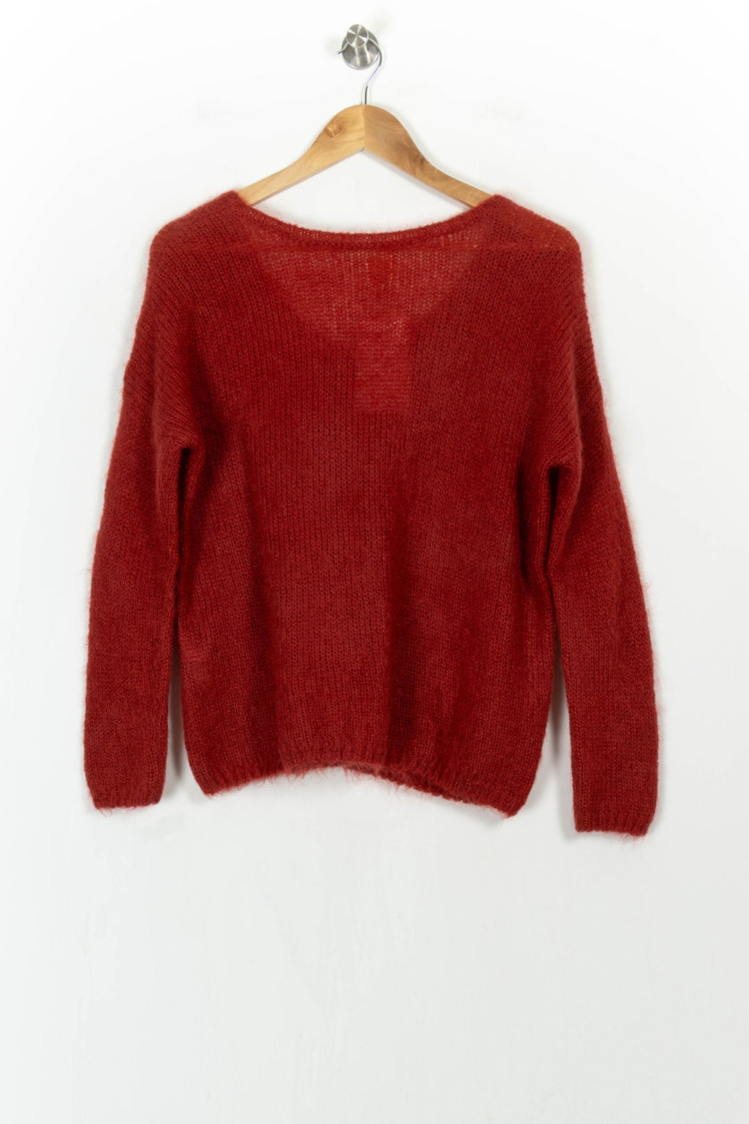 Pull Rouge - Taille S/36 de la marque Des petits hauts | PARAD106780 - Vendu par Paradigme - Image 4
