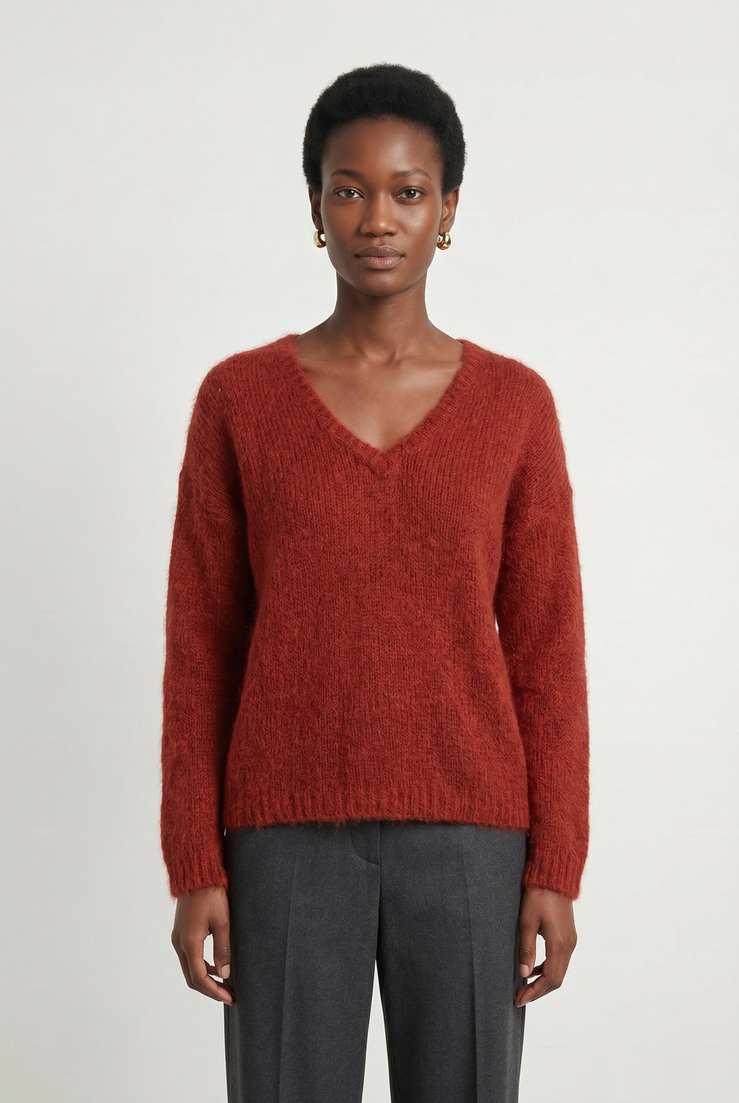 Pull Rouge - Taille S/36 de la marque Des petits hauts | PARAD106780 - Vendu par Paradigme - Image 1