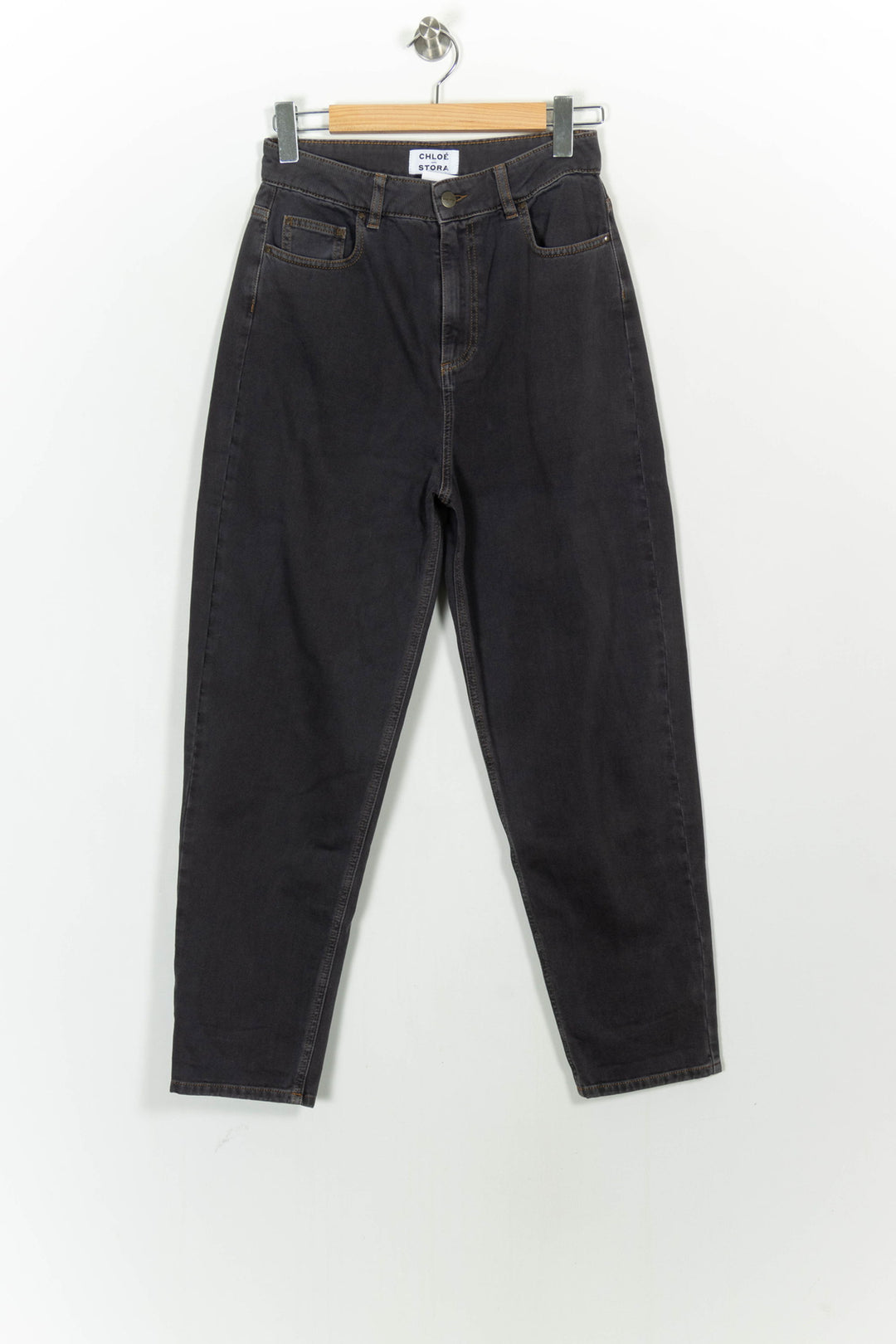 Jean Gris - Taille M/38 de la marque Chloé Stora | PARAD106784 - Vendu par Paradigme - Image 2