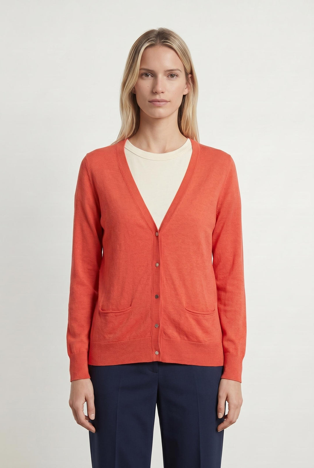 Cardigan Rouge - Taille M/38 de la marque Bérénice | PARAD106790 - Vendu par Paradigme - Image 1