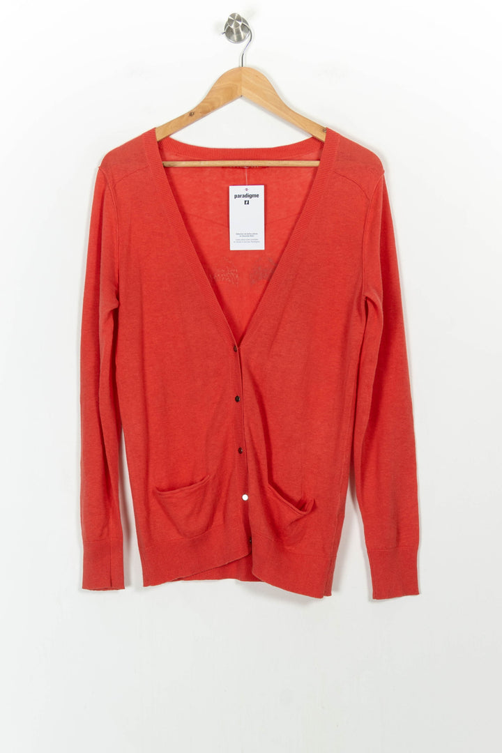 Cardigan Rouge - Taille M/38 de la marque Bérénice | PARAD106790 - Vendu par Paradigme - Image 2