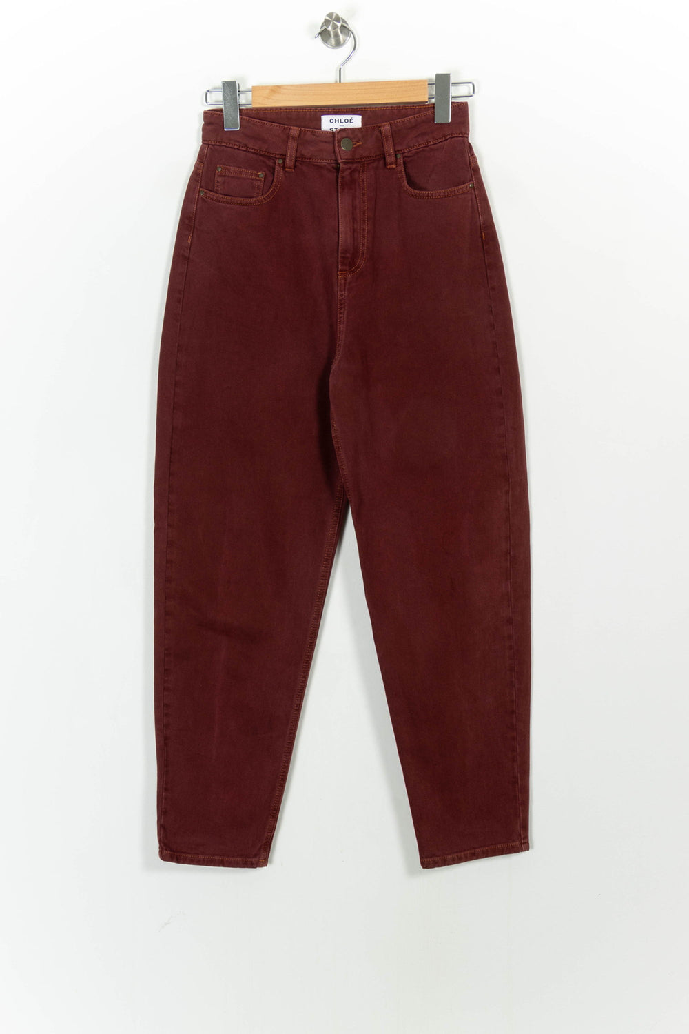 Jean Bordeaux - Taille S/36 de la marque Chloé Stora | PARAD106792 - Vendu par Paradigme - Image 2