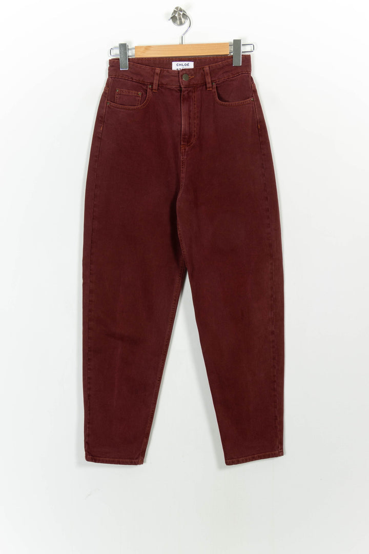 Jean Bordeaux - Taille S/36 de la marque Chloé Stora | PARAD106792 - Vendu par Paradigme - Image 2