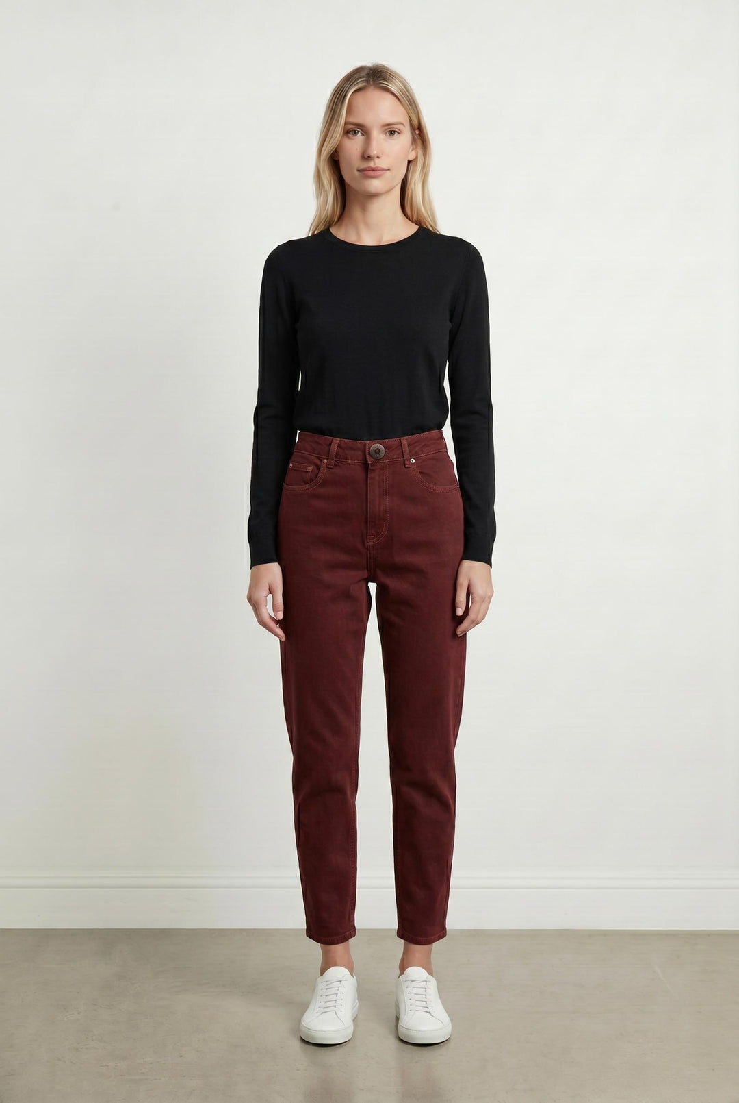 Jean Bordeaux - Taille M/38 de la marque Chloé Stora | PARAD106793 - Vendu par Paradigme - Image 1