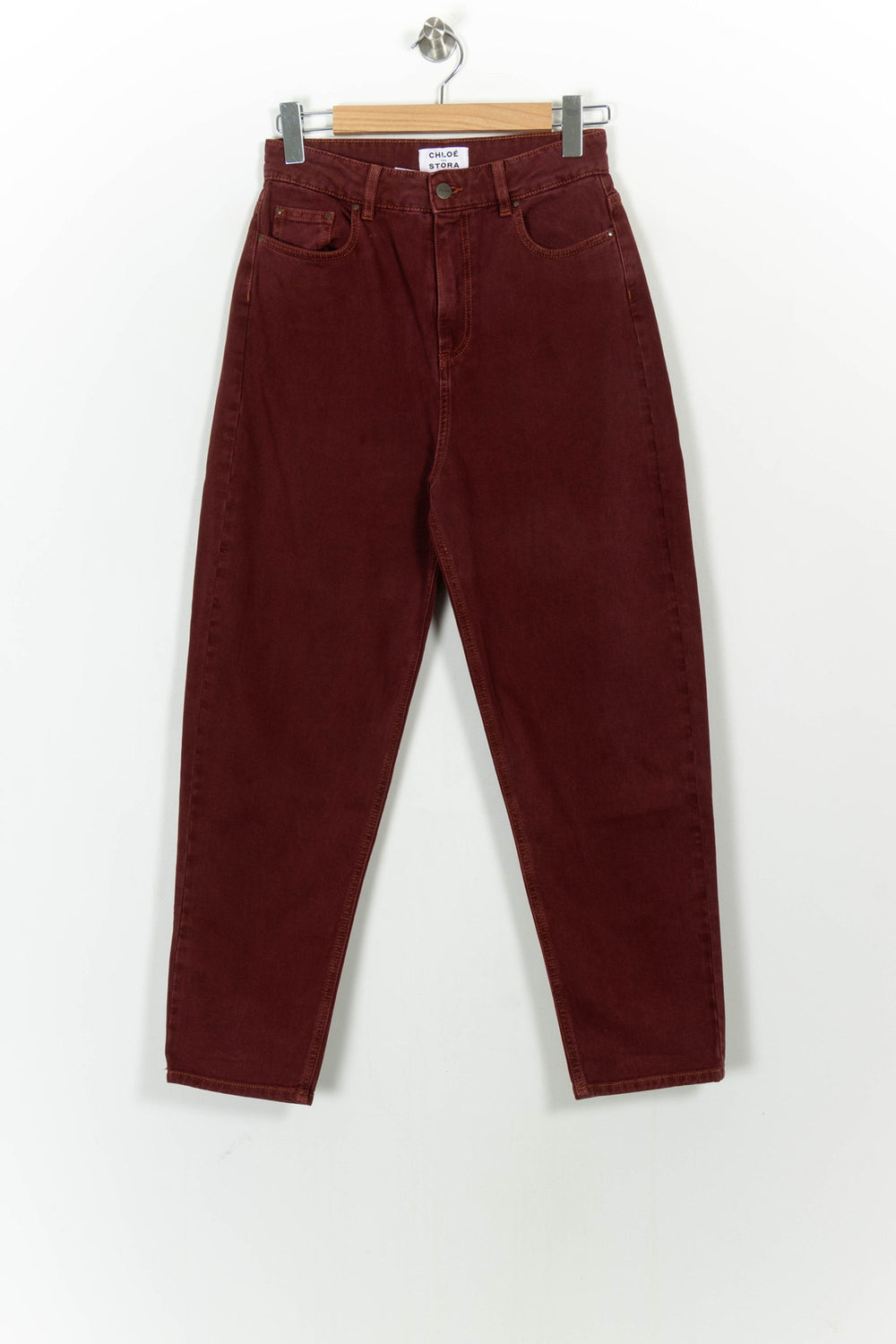Jean Bordeaux - Taille M/38 de la marque Chloé Stora | PARAD106793 - Vendu par Paradigme - Image 2