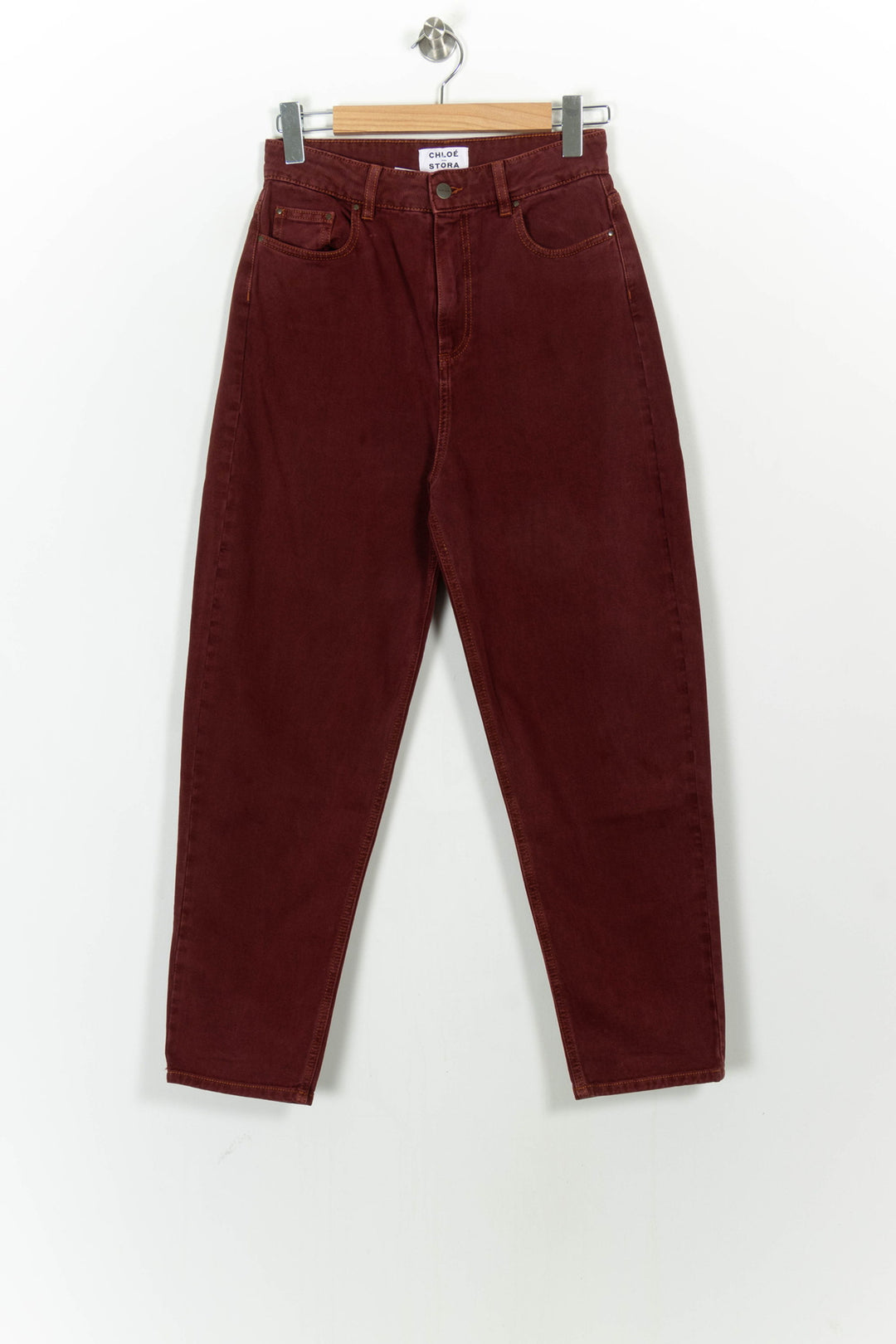 Jean Bordeaux - Taille M/38 de la marque Chloé Stora | PARAD106793 - Vendu par Paradigme - Image 2