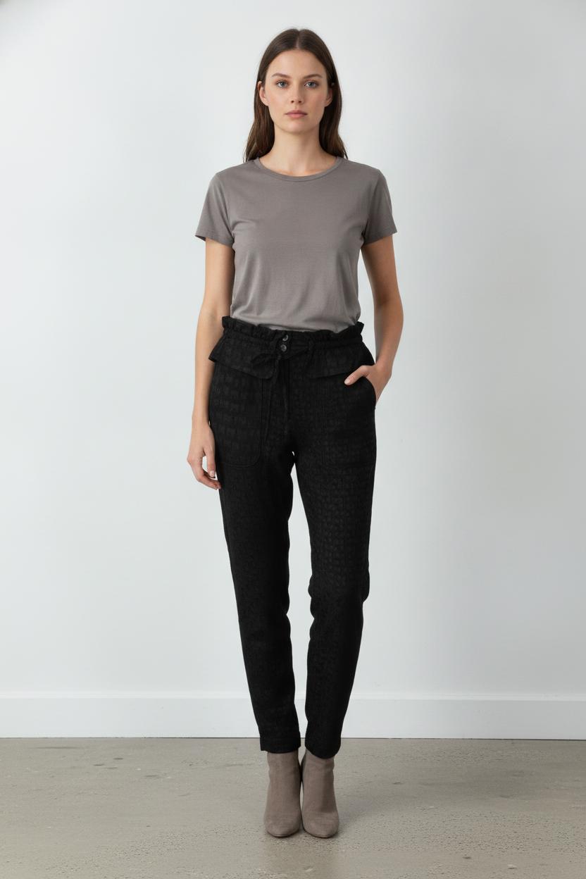 Pantalon Noir - Taille XS/34 de la marque IKKS | PARAD106797 - Vendu par Paradigme - Image 1