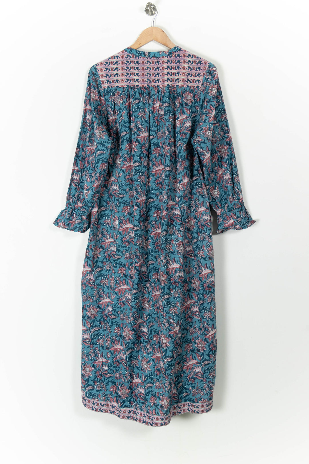 Robe longue bleue et rose - Taille M/38 de la marque Louise Misha | PARAD106799 - Vendu par Paradigme - Image 4