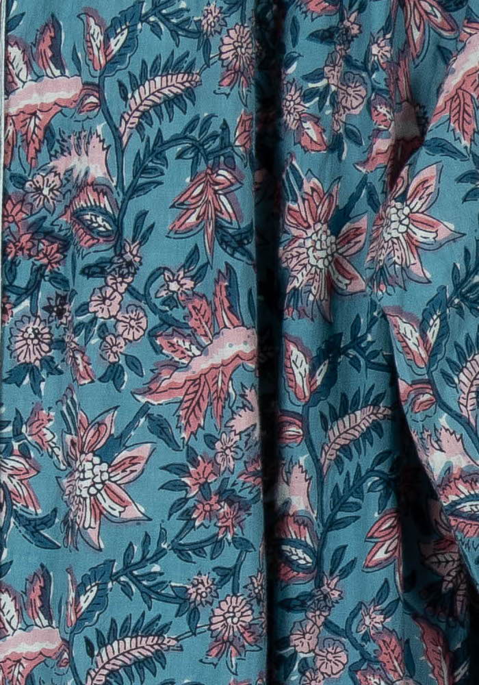 Robe longue bleue et rose - Taille M/38 de la marque Louise Misha | PARAD106799 - Vendu par Paradigme - Image 3