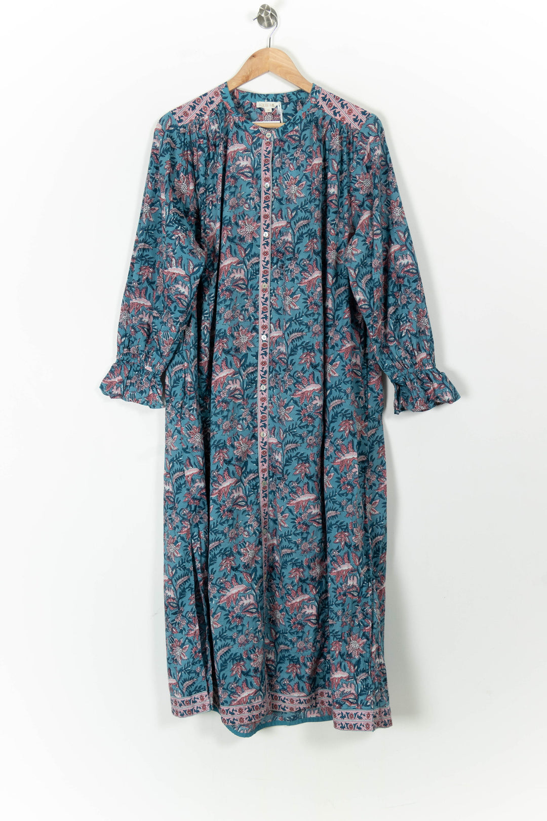 Robe longue bleue et rose - Taille M/38 de la marque Louise Misha | PARAD106799 - Vendu par Paradigme - Image 2