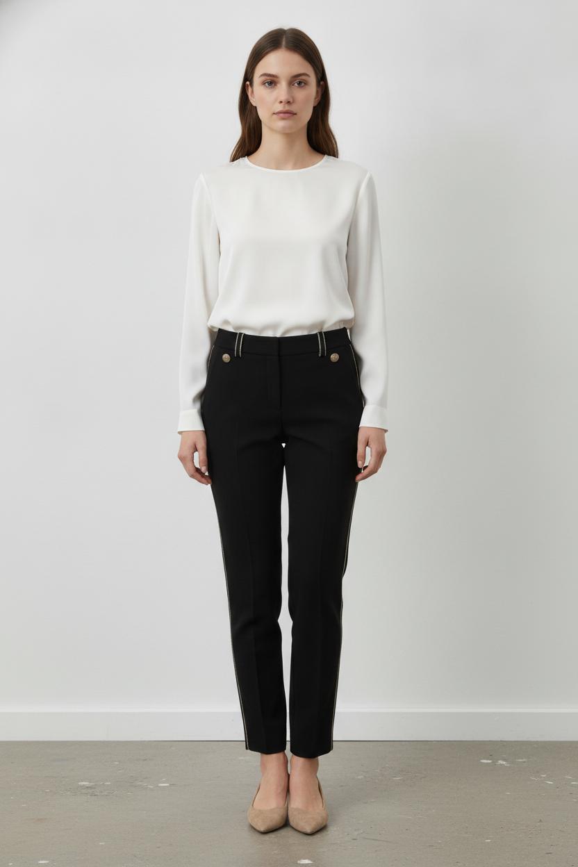 Pantalon Noir - Taille XS/34 de la marque Claudie Pierlot | PARAD106809 - Vendu par Paradigme - Image 1