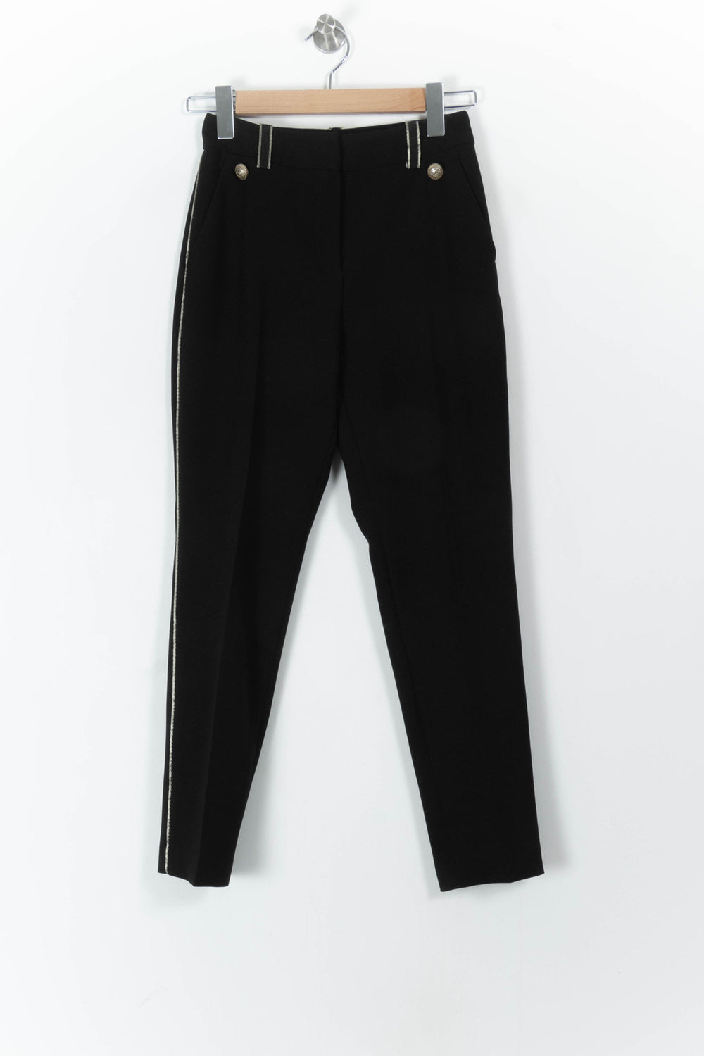 Pantalon Noir - Taille XS/34 de la marque Claudie Pierlot | PARAD106809 - Vendu par Paradigme - Image 2