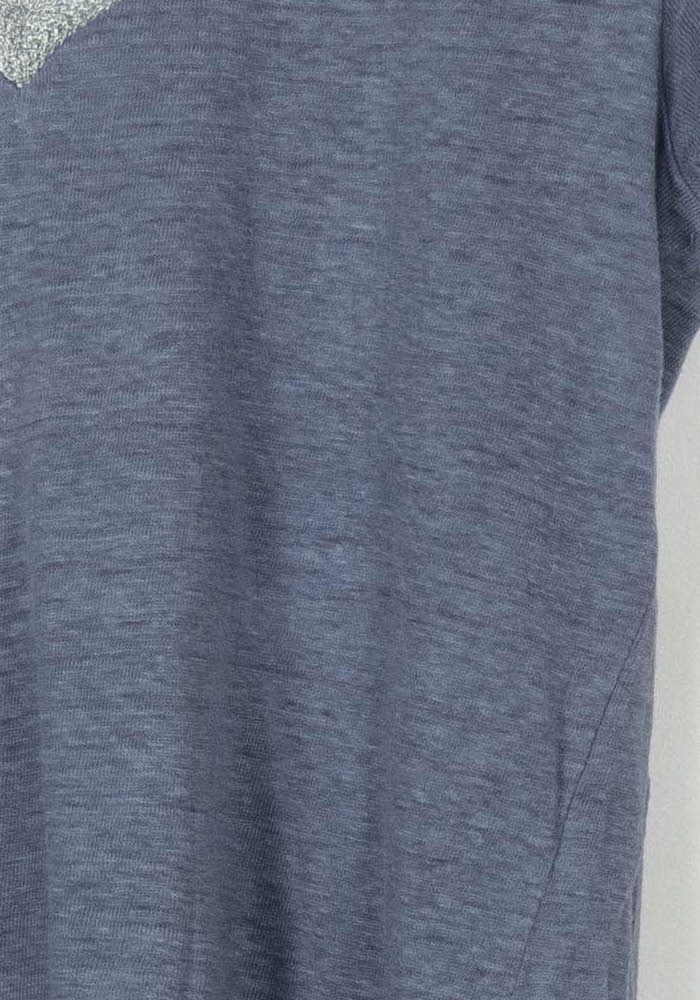 Tee-shirt Bleu - Taille S/36 de la marque ZAPA | PARAD106810 - Vendu par Paradigme - Image 3