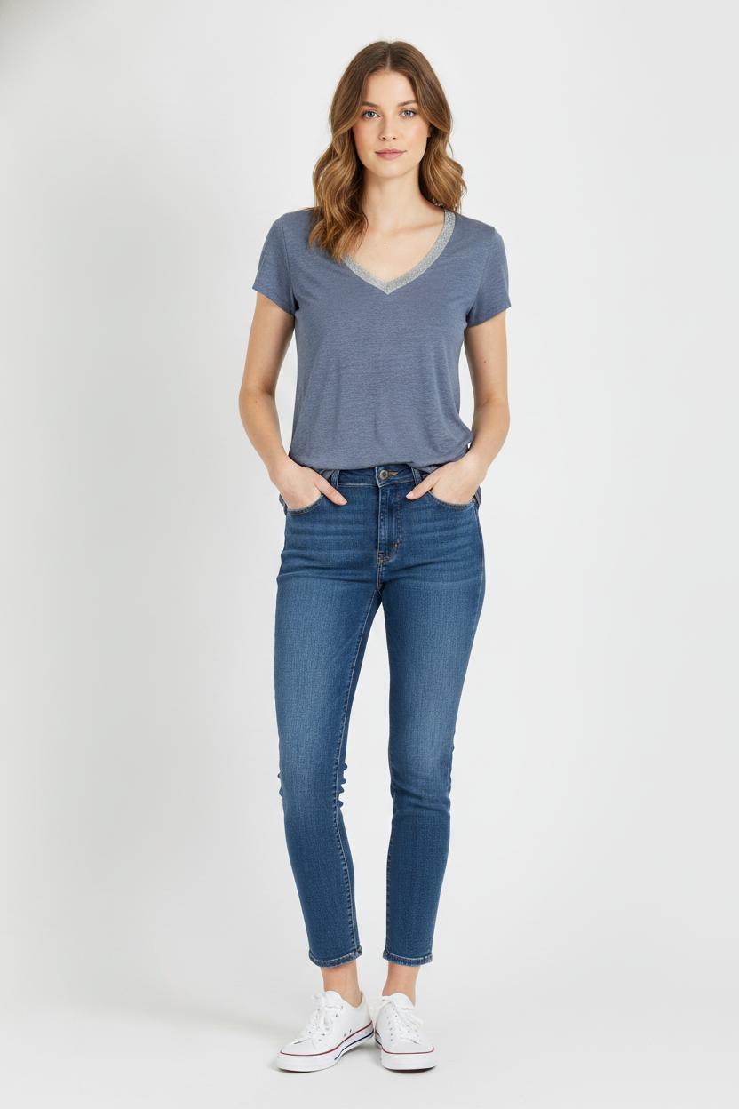 Tee-shirt Bleu - Taille S/36 de la marque ZAPA | PARAD106810 - Vendu par Paradigme - Image 1