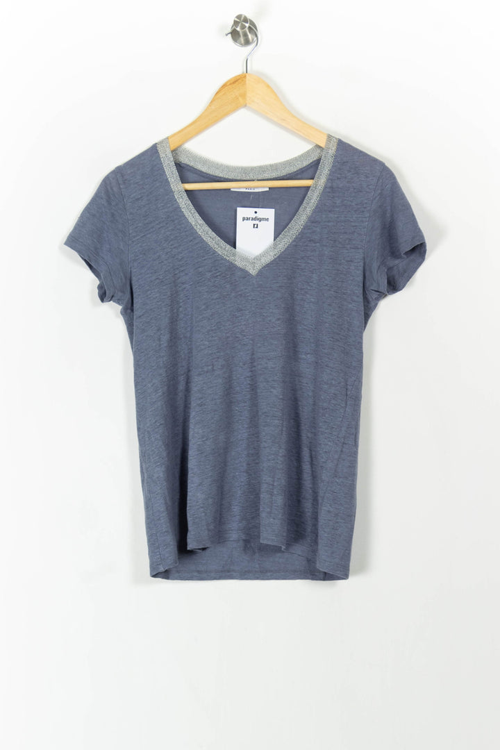 Tee-shirt Bleu - Taille S/36 de la marque ZAPA | PARAD106810 - Vendu par Paradigme - Image 2