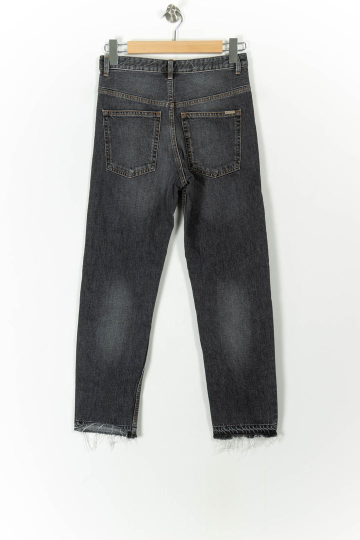 Jean Droit Gris - Taille XS/34 de la marque Isabel Marant étoile | PARAD106813 - Vendu par Paradigme - Image 4