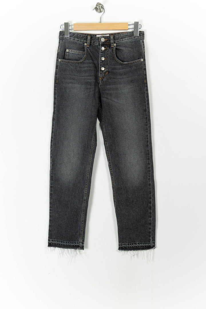 Jean Droit Gris - Taille XS/34 de la marque Isabel Marant étoile | PARAD106813 - Vendu par Paradigme - Image 2