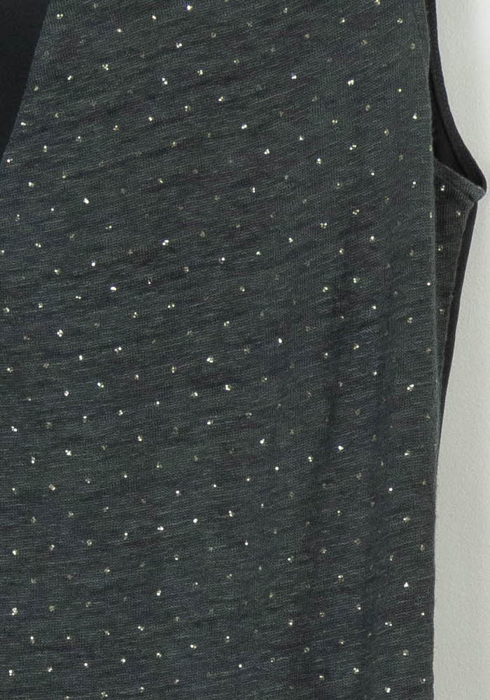 Robe Asymétrique Noire et Grise - Taille L/40 de la marque Liu Jo | PARAD106820 - Vendu par Paradigme - Image 3