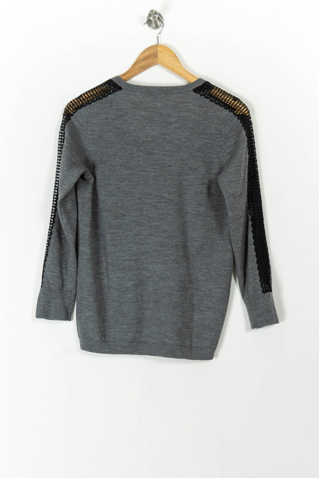 Pull Gris et Noir - Taille S/36 de la marque Gerard Darel | PARAD106823 - Vendu par Paradigme - Image 4