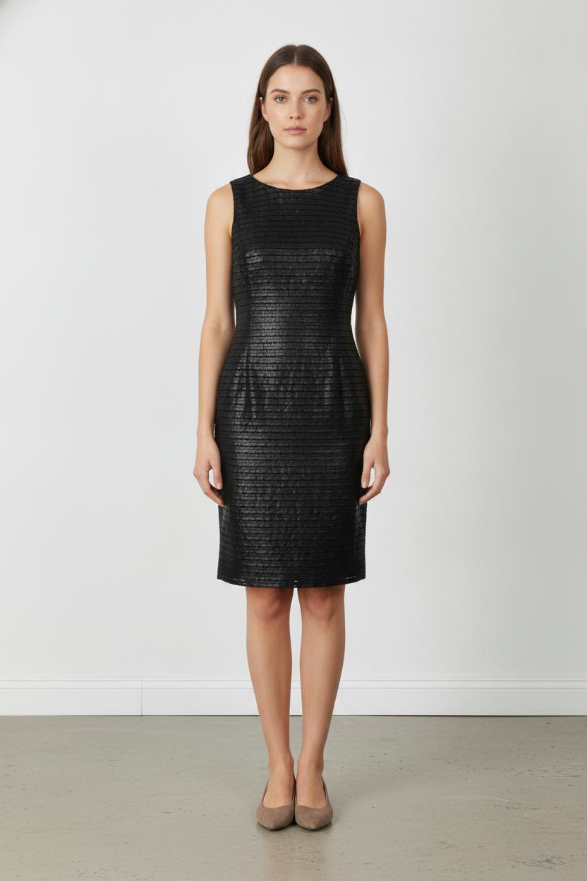 Robe Droite Noire - Taille L/40 de la marque Liu Jo | PARAD106824 - Vendu par Paradigme - Image 1