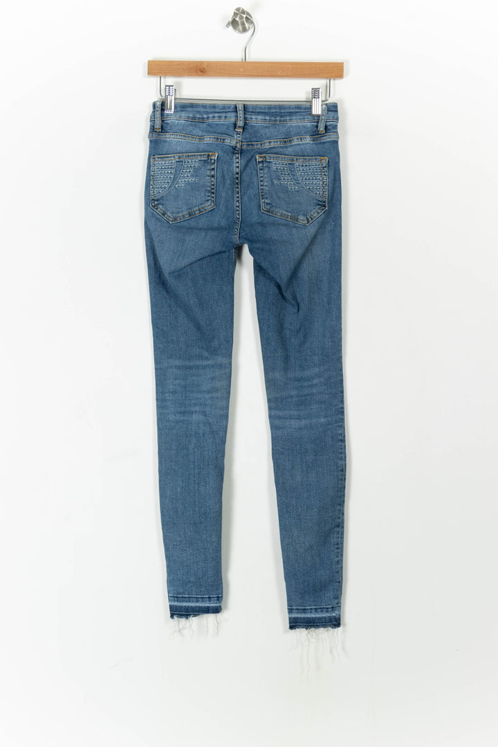 Jean Skinny Bleu - Taille XS/34 de la marque Maje | PARAD106826 - Vendu par Paradigme - Image 4