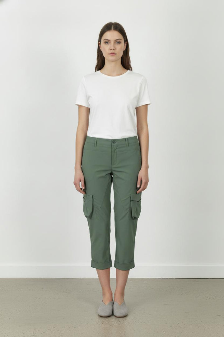 Pantalon Cargo Vert - Taille XXL/44 de la marque Indies | PARAD106828 - Vendu par Paradigme - Image 1
