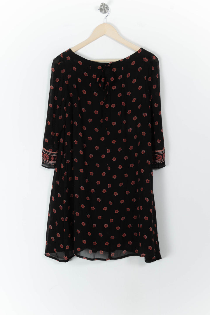Robe Évasée Noire et Rouge - Taille S/36 de la marque Claudie Pierlot | PARAD106831 - Vendu par Paradigme - Image 4