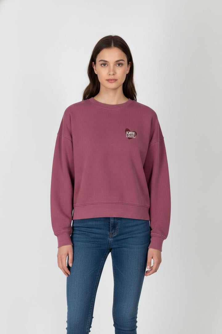 Sweatshirt Rose - Taille S/36 de la marque La Redoute Collections | PARAD106836 - Vendu par Paradigme - Image 1