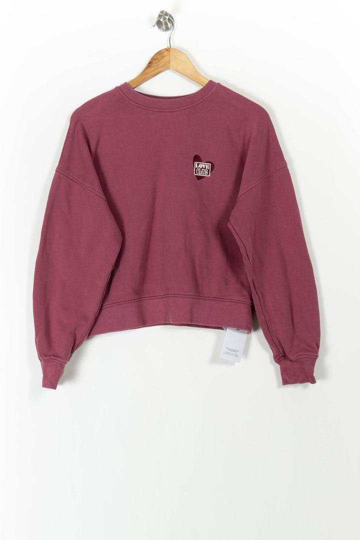Sweatshirt Rose - Taille S/36 de la marque La Redoute Collections | PARAD106836 - Vendu par Paradigme - Image 2