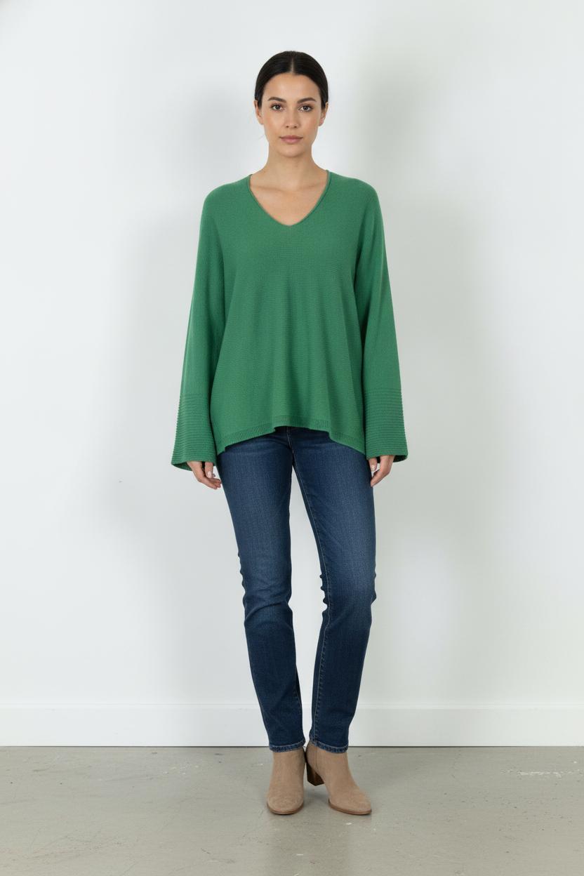 Pull Vert - Taille S/36 de la marque La Fée Maraboutée | PARAD106838 - Vendu par Paradigme - Image 1